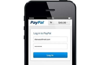 Paypal login